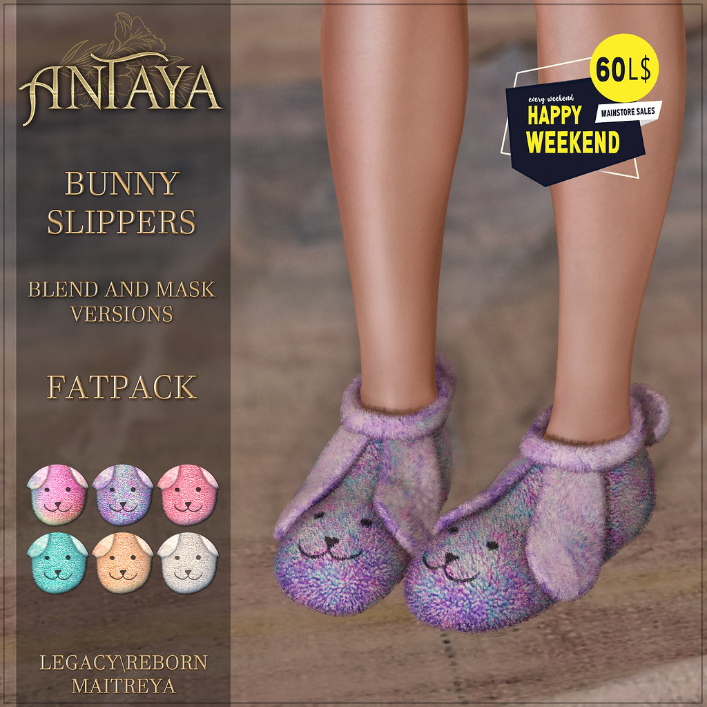 :: ANTAYA :: Bunny slippers FATPACK
