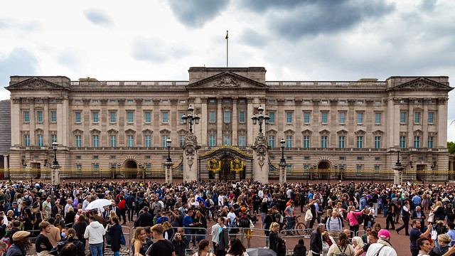 Buckingham Palace on a Overcast Day