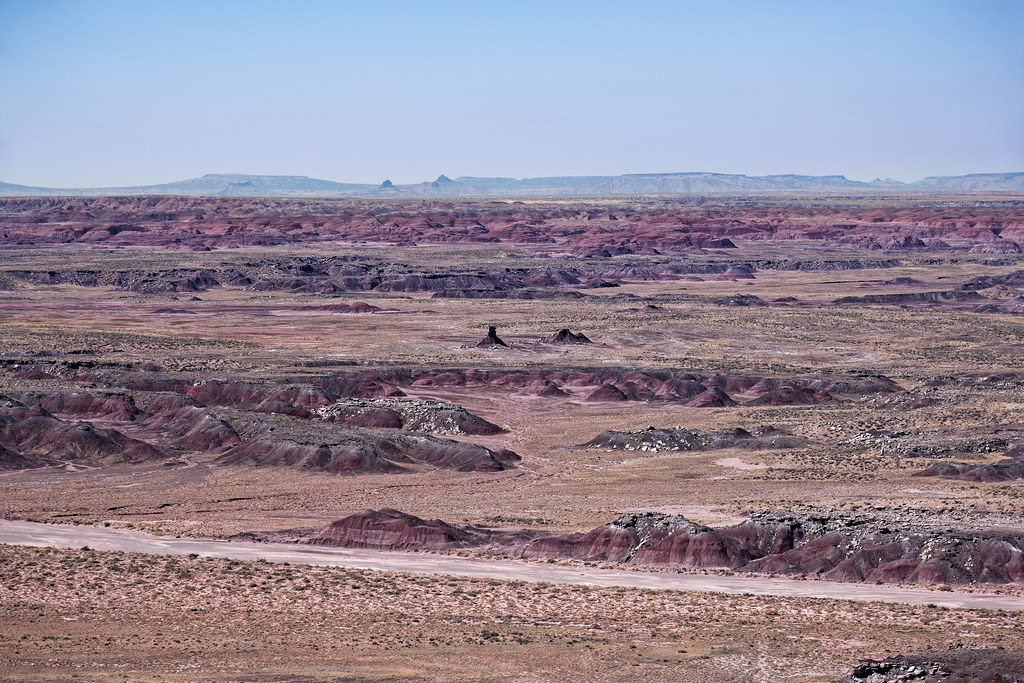 Painted Desert Seen from Pintado Point (Petrified Forest National Park)