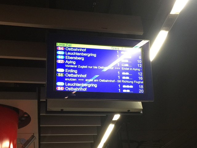 S-Bahn München - verkürzte Strecke