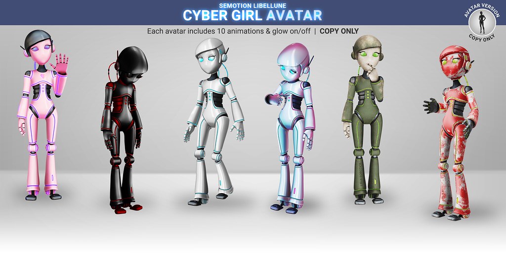 SEmotion Libellune Cyber Girl Avatar