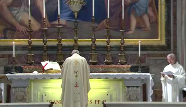 Papa Francisco, misa reliquias San Juan Pablo II