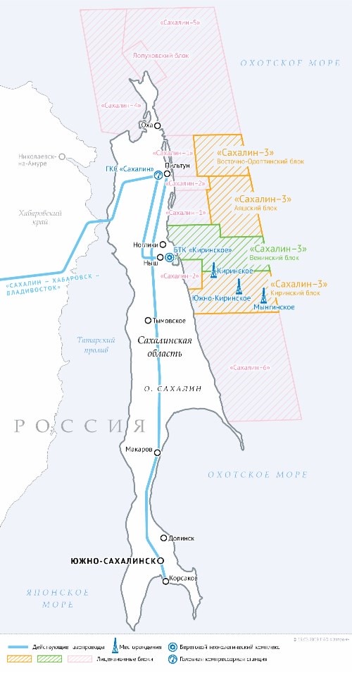 Добыча газа на проекте Сахалине-3 начнется с 2025 года Сахалинская область,НЕФТЕГАЗОВАЯ