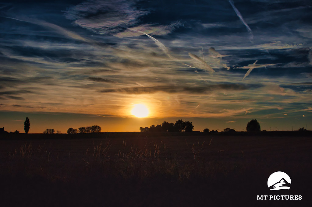 Sunset, Tielt (Belgium)