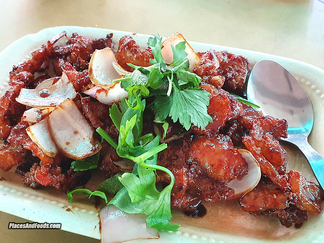 tien xia restaurant balakong sliced pork belly