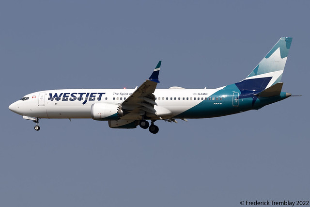 Westjet / Boeing 737 MAX-8 / C-GAMQ / YVR