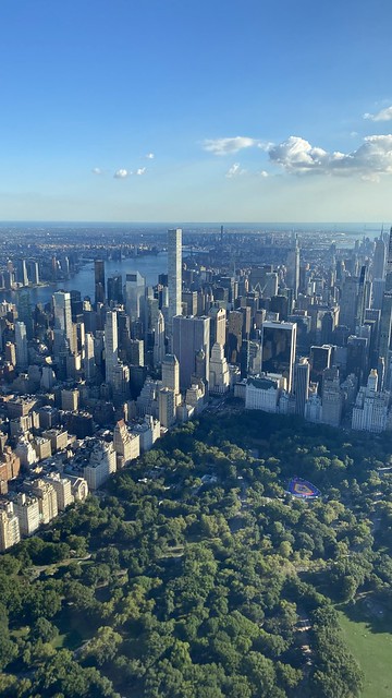 NYC aerial iPhone shot