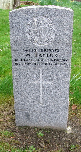 War Grave in Broughton, Scottish Borders