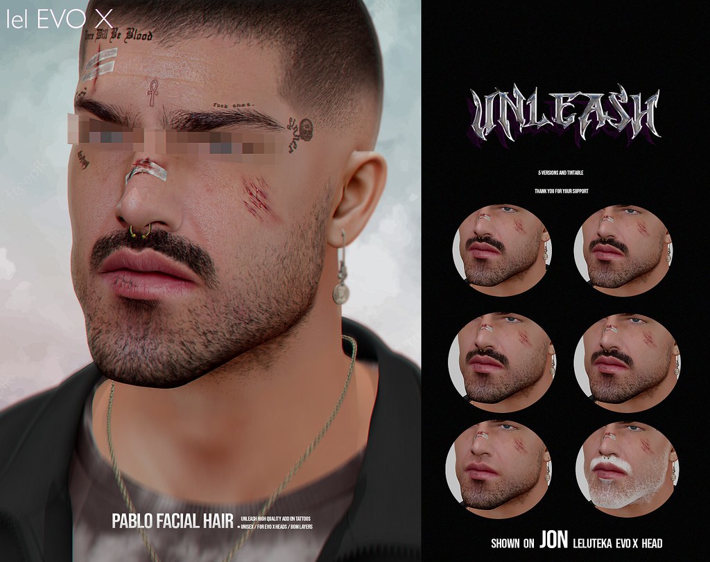 UNLEASH – BAPLO Facial hair // EVO X