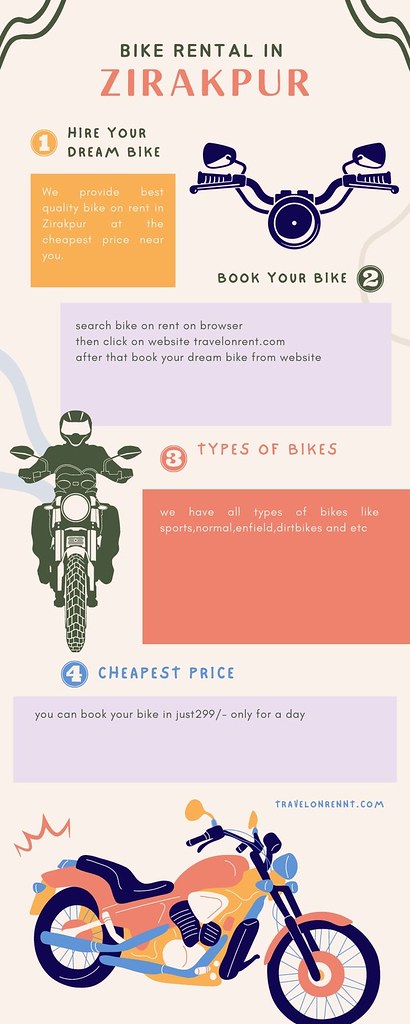 travel on rent | We provide best quality bike on rent in Zir… | Flickr