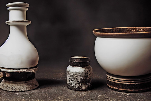Prompt used: Close up photo of a laboratory mortar and pestle reagent | by Leo Reynolds