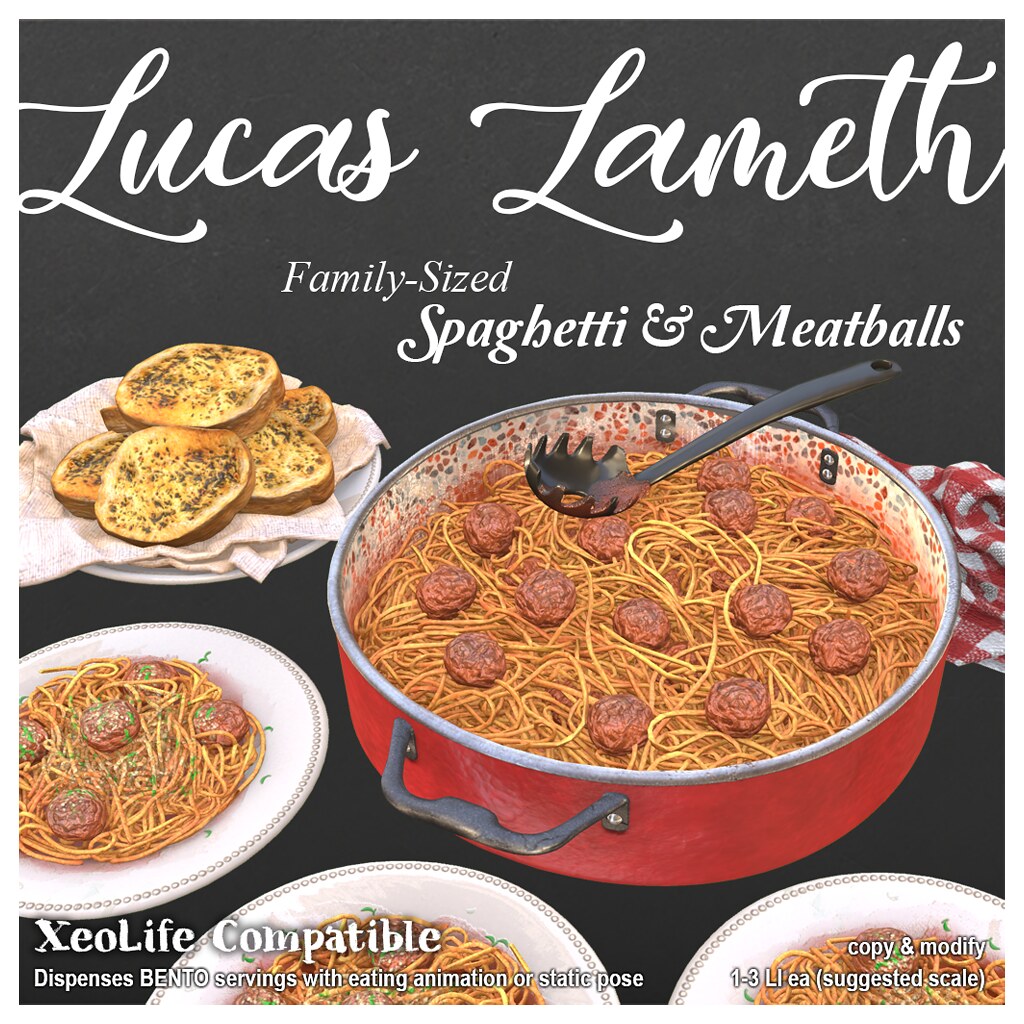 (Luc.) Spaghetti & Meatballs, Family-Sized