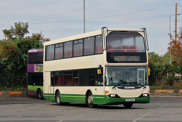 SGZ 6664, Ipswich Buses Omnidekka 64, Constantine Road Depot, 12th. September 2022.