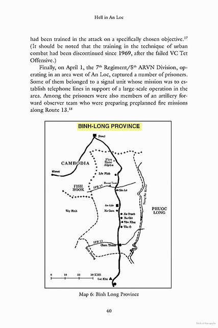 Map of Binh Long Province