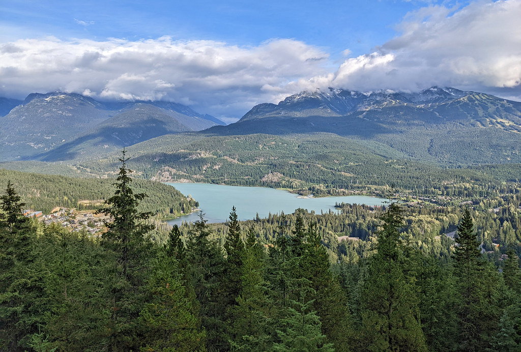 View of Green Lake, Whistler, BC, Canada