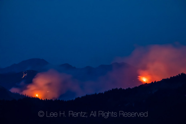 Forest Fires in the Cascade Mountains