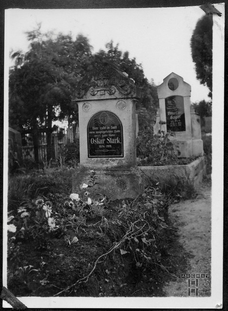 ArchivTappen30Album5d193 Friedhof, Grab, Grabstein, Deutschland, 1930er