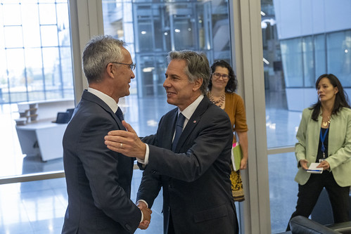 NATO SG meets US Secretary of State, 9 SEP 2022 | by NATO