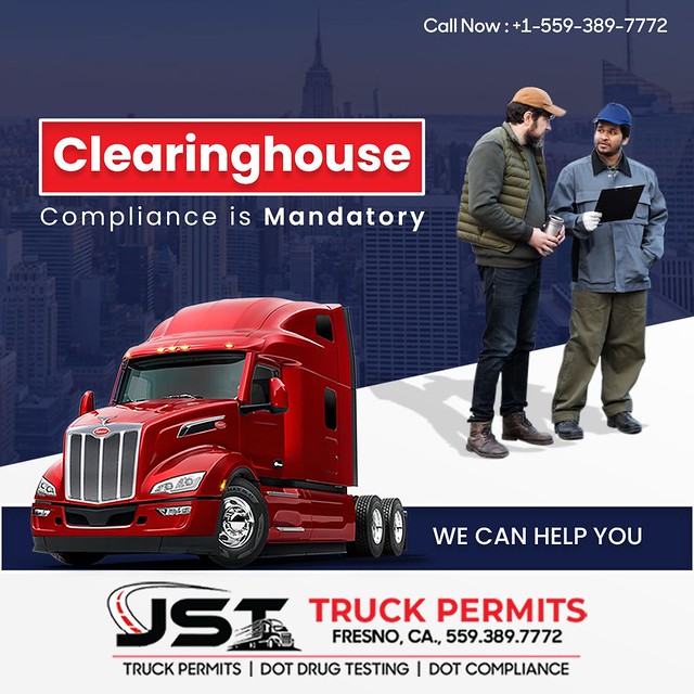DOT drug & alcohol clearinghouse - JST Truck Permits