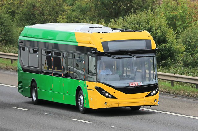 Go Ahead Ireland Bus on delivery M18 South 12th September 2022