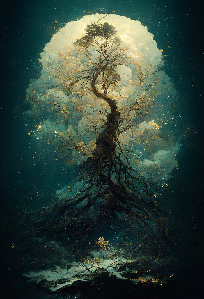 Tree of Life 1 | via Midjourney | Jenn | Flickr