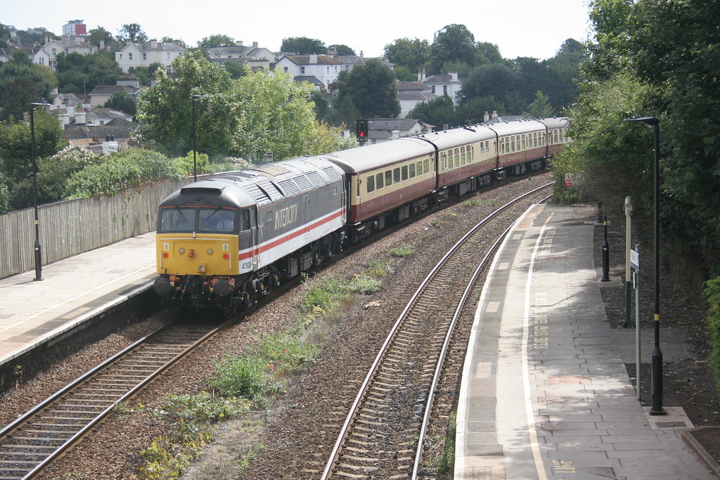47828 trails the 'English Riviera Express'