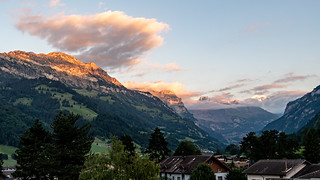 Sunset, Hotel National - Frutigen, Switzerland, 08 July 2022 (2)