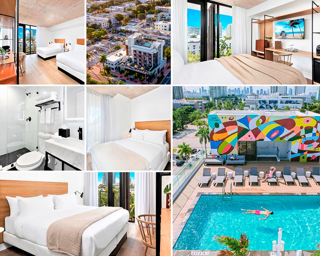 Urbanica Fifth y sus habitaciones con vistas al mar en Miami