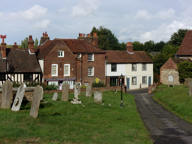 The village from the churchyard