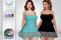 [Ari-Pari] Della Ruffle Dress - Island Weekend SALE