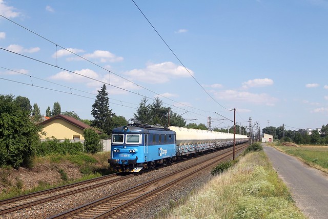 ČDC 123 004-4 in Lysá  nad Labem op 24-7-2022