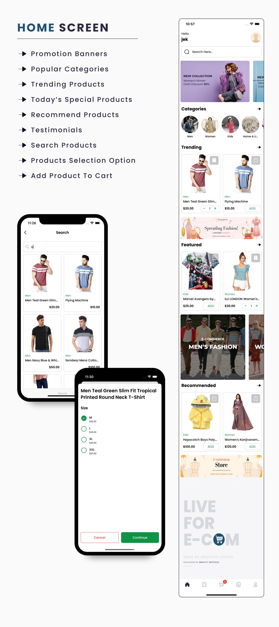Single vendor eCommerce iOS User & Delivery Boy Apps With Backend Admin Panel - 6
