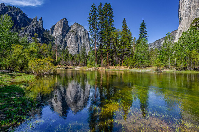 Cathedral Rock Spring Reflection