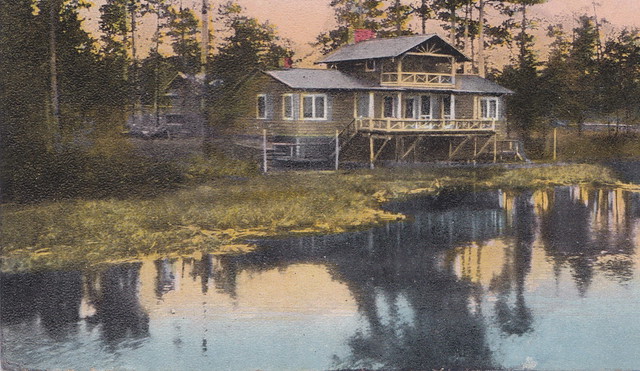UP Marquette MI c.1910 The Huron Mountain Club is a private club whose land holdings in Marquette County constitute one of the largest tracts of primeval forest on Lake Supperior & in the Great Lakes region.2