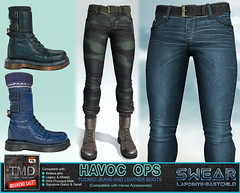 L&B for TMD Weekend Sale - Havoc Ops Tucked Jeans & Havoc Ops Boots