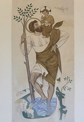 St Christopher (Ninian Comper, 1920s/1950s)