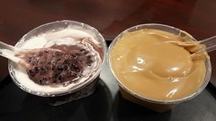 Hak Lo Mai Tong Sui and Fa Sang Wu Tong Sui - Black glutinous rice dessert and sweet peanut cream dessert