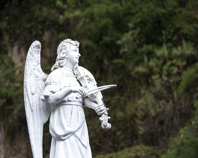 Escultura Ángel - Santuario de Las Lajas Nariño Colombia