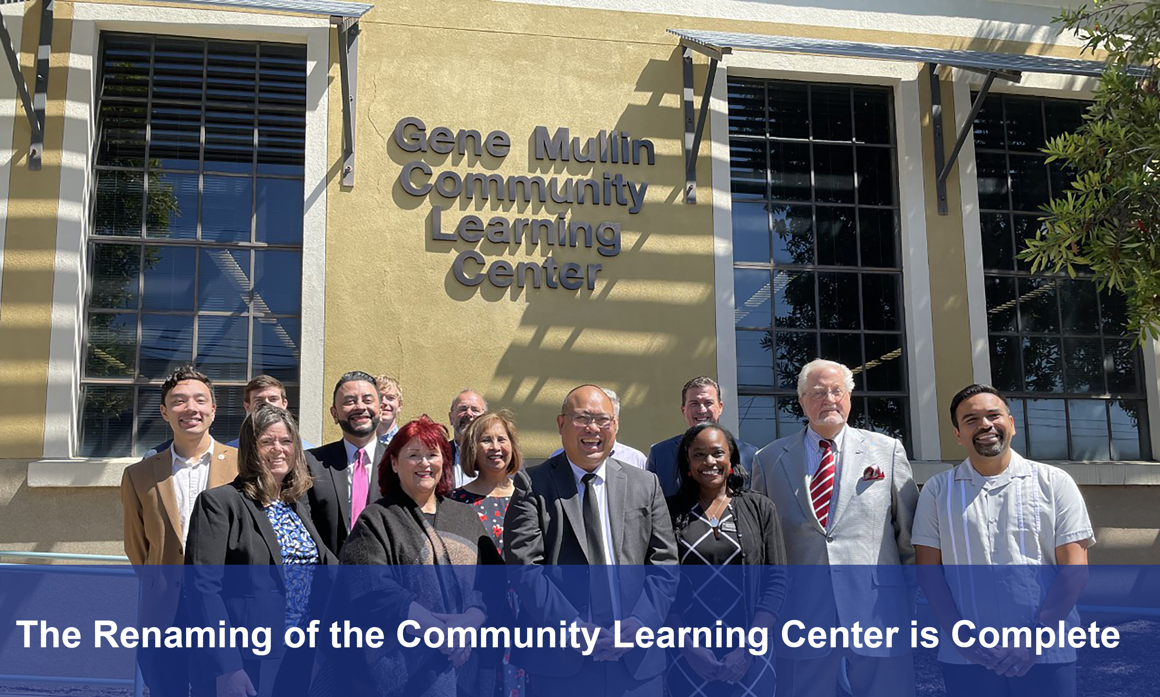 The Renaming of the Community Learning Center is Complete