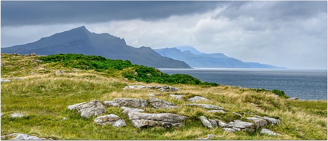 Ben Tiavanaig and the Trotternish Ridge. Skye, Scotland.
