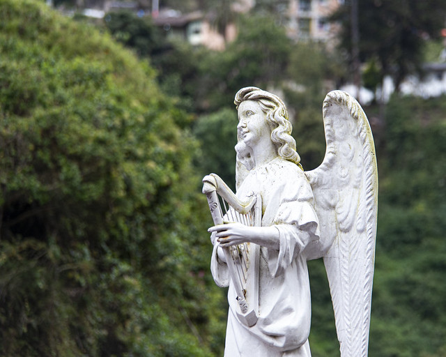 Escultura Ángel - Santuario de Las Lajas Nariño Colombia