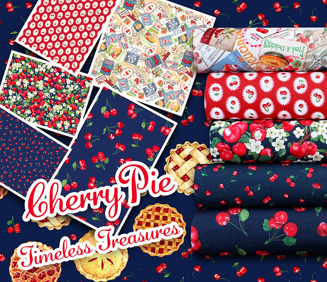 Timeless Treasures Cherry Pie Collection by TT fabrics