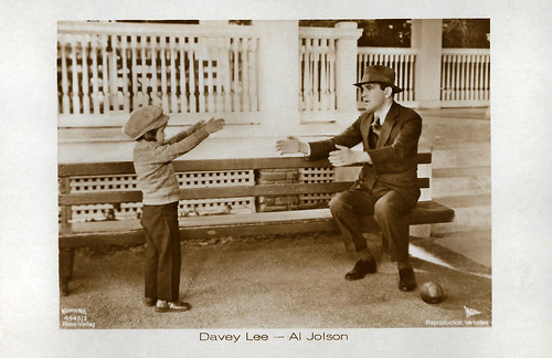 Davey Lee and Al Jolson in Say It with Songs (1929)