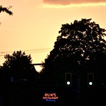 Sunset Sunset, Bun&#039;s Restaurant, Winter St., Delaware OH