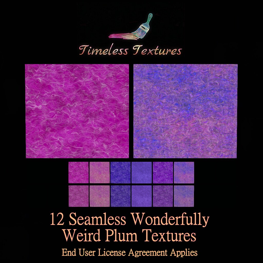 TT 12 Seamless Wonderfully Weird Plum Timeless Textures