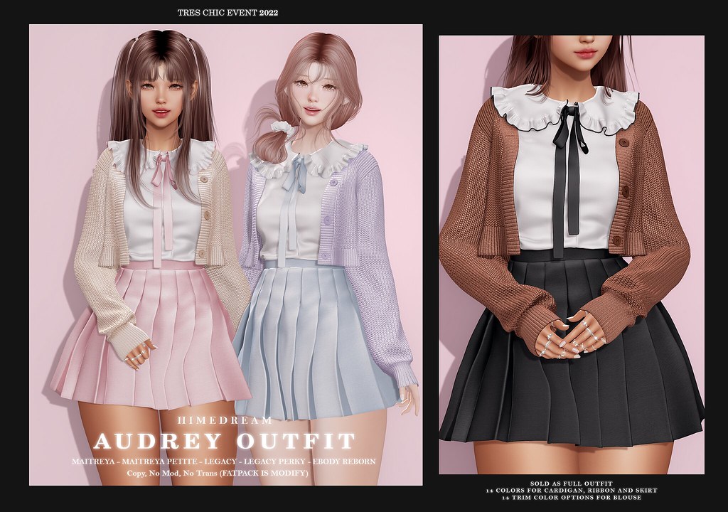 {HIME*DREAM} Audrey Outfit @TRES CHIC (GIVEAWAY)