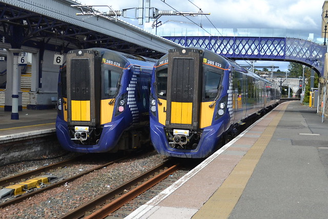 Scotrail Class 385s 385028 & 385033 - Stirling