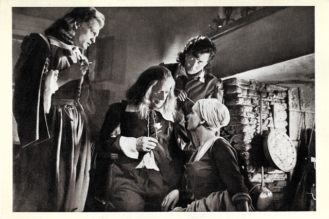 Jean Marais, Marcel André, Michel Auclair and Josette Day in La Belle et la bête (1946)