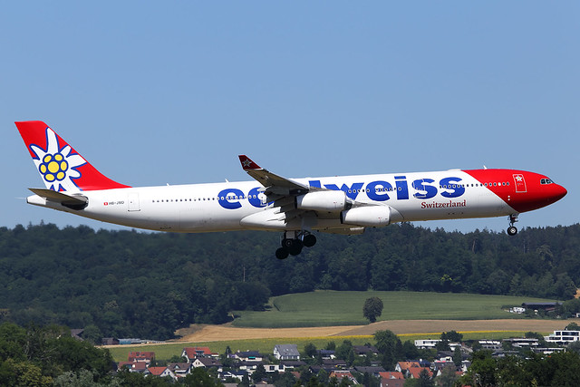 Edelweiss Air  Airbus A340-313X HB-JMD