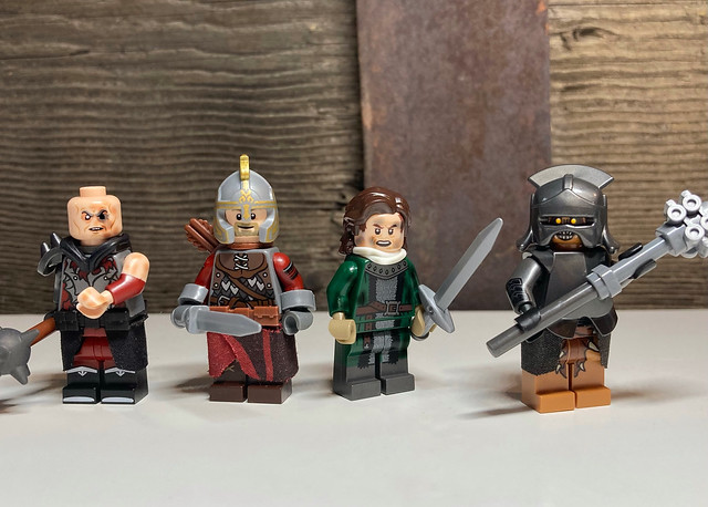 Lord of the Rings figures: Men & Orcs